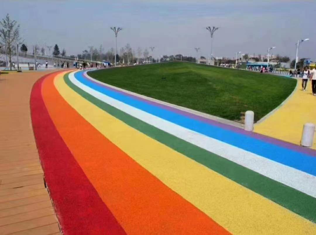  彩色沥青道路改色用什么工艺？